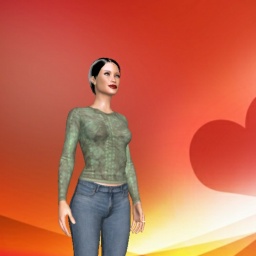 free 3D sex game adventures with heterosexual brute girl Emmylian, 