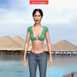 multiplayer virtual sex game player heterosexual narcissist girl Cathy_3, 