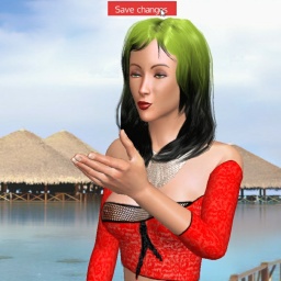 hot  hot shemale Mila1,  enjoys online 3Dsex