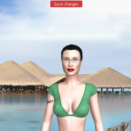 play virtual sex games with mate bisexual vuloptuous girl Melannie, 