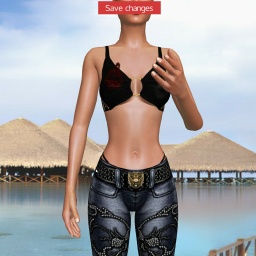 free 3D sex game adventures with bisexual brute girl Nhyssya, France, 