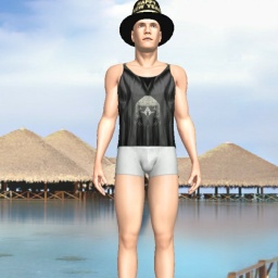 try virtual 3D sex with heterosexual hot boy Bigguysam, 