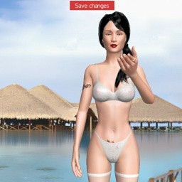 3Dsex game playing AChat community member bisexual nymphomaniac girl YunaLovex, just exploring around and playing with others