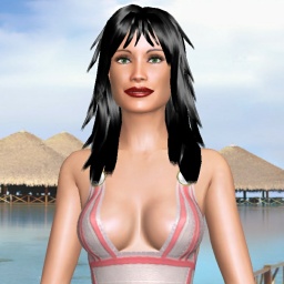 hot homosexual lustful shemale Sirid,  enjoys online 3Dsex