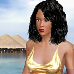 3Dsex game playing AChat community member heterosexual hot girl Aminna, 