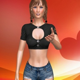 adults like bisexual loquacious girl Hannah99, Loves piercings and hot stuff,  play AChat online sex games