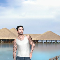 connect and play virtual 3D sex with heterosexual virile boy Cardos, Verygoodbadboy, blue eyed tattooed farmeraartist with 193cm 
