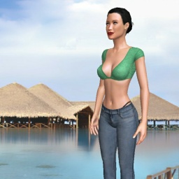 multiplayer virtual sex game player bisexual lustful girl Zelyn, 