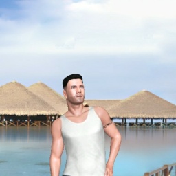 3Dsex game playing AChat community member  erotic boy Srl871, 