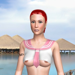 3D sex game community member bisexual lustful girl RealZebro, 