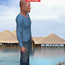 best sim sex game online with heterosexual passionate boy Udara, lovely island, enjoy the moment!