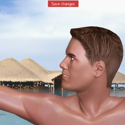 3Dsex game playing AChat community member heterosexual sensual boy Sinmin, 