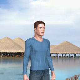 3Dsex game playing AChat community member  hot boy Apple520, 