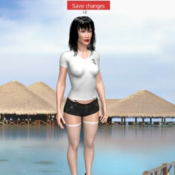 hot bisexual sensual girl Hybz,  enjoys online 3Dsex