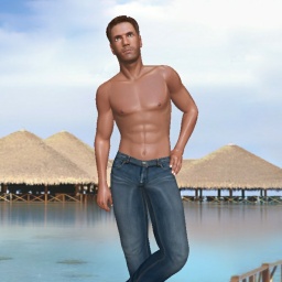 adults enjoying 3D sex games like heterosexual hot boy RusseII, 