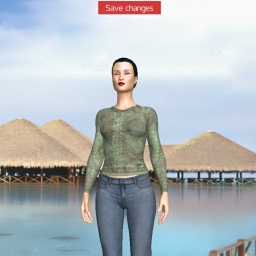 3Dsex game playing AChat community member bisexual hot girl Maylongshot, 