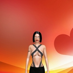adults enjoying 3D sex games like  hot girl Annavelle, 