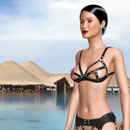 best sim sex game online with bisexual lusty shemale NekiNeki, Spain, 