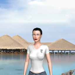 3D sex game community member heterosexual nymphomaniac girl Akenos, 