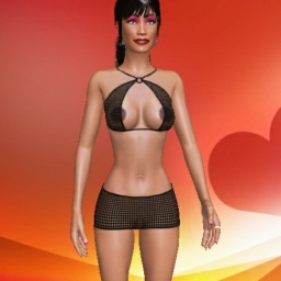 hot  hot shemale Pinkjulat, spain,  enjoys online 3Dsex