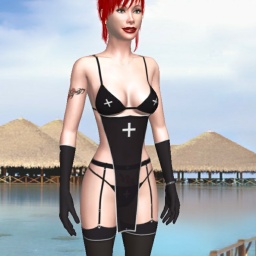 try virtual 3D sex with heterosexual pervert girl Marrys, 