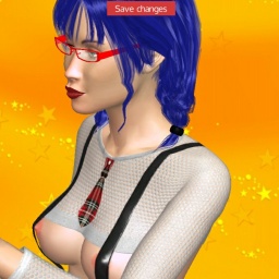 sexgame online MMO playing with adult member heterosexual virile girl Nedia, Asian, 