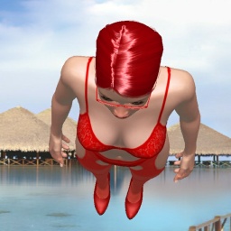 hot  hot shemale Avantajada,  enjoys online 3Dsex