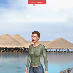 multiplayer virtual sex game player  hot girl Aa45, 