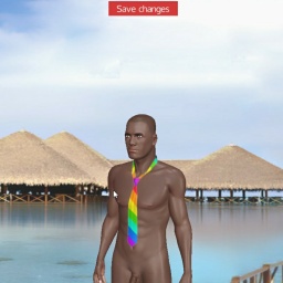 free 3D sex game adventures with homosexual hot boy Alemoji, 