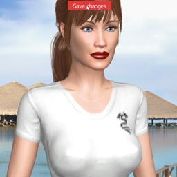 3Dsex game playing AChat community member heterosexual sentimental girl Likio, 