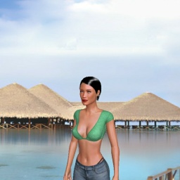 3Dsex game playing AChat community member heterosexual sexy girl Sarah321, .., 