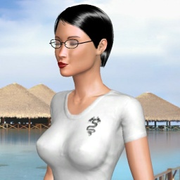 connect and play virtual 3D sex with bisexual tender shemale Minouchette, 
