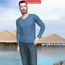 connect and play virtual 3D sex with heterosexual hot boy BigDaddyRed, 