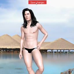 try virtual 3D sex with homosexual brute boy AB3121, 