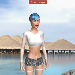 for 3D virtual sex game, join and contact bisexual fiend shemale BlueBerry, London, 