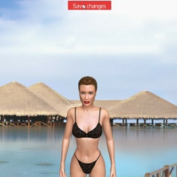 3Dsex game playing AChat community member heterosexual eroticism girl Vanessa_07, 