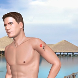 see  hot boy Dendan, Russia,  while playing porn game online