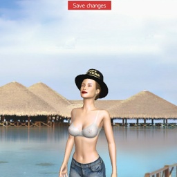 play virtual sex games with mate homosexual sentimental girl Saramel, 