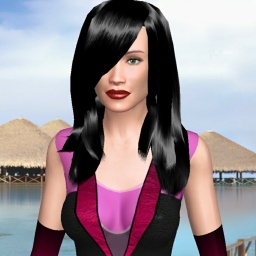 3Dsex game playing AChat community member bisexual hot girl NaoLeafClove, 