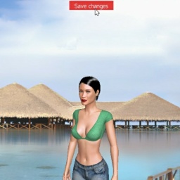 for 3D virtual sex game, join and contact  hot shemale PaulaFer, Colombia, 