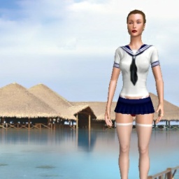 connect and play virtual 3D sex with bisexual sodomist shemale Yotei69, love to get fucked