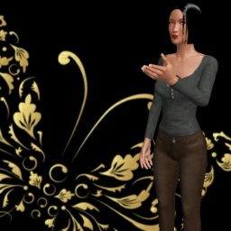 connect and play virtual 3D sex with  hot shemale Debbiem, 