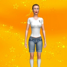 enjoy virtual sex games with mates like heterosexual fiend girl Mandarine, 
