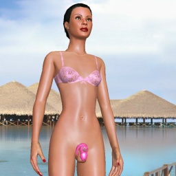 multiplayer virtual sex game player homosexual lush shemale AlenaSissy, Spain, 12 cm dick-chastity, anal lover