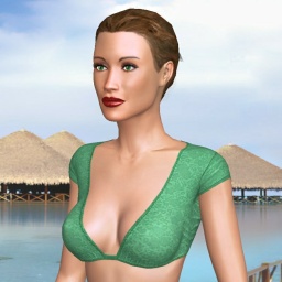 3Dsex game playing AChat community member bisexual fiend girl XAlinax, 
