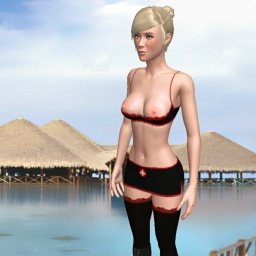 connect and play virtual 3D sex with  hot shemale Dreian, 
