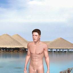 free 3D sex game adventures with bisexual hot boy Humandog, 