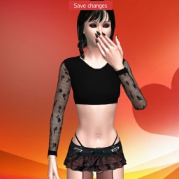 see heterosexual hot girl Roanne, France, Submissive girl, mf, mmf while playing porn game online