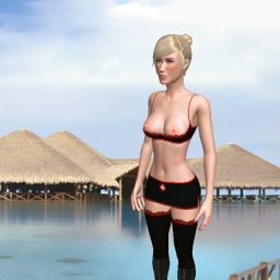 connect and play virtual 3D sex with  hot shemale Hyssan, 