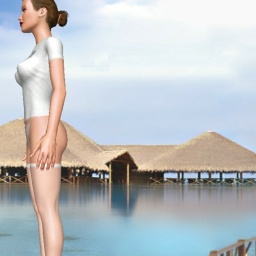 adults enjoying 3D sex games like bisexual vuloptuous shemale KellyToll, 